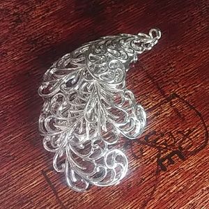 ANTIQUE NAPIER Silver Shoe Clip-Rare Unique Shoe Jewelry